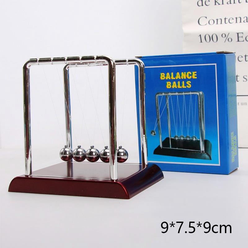 Square T - Newton Pendulum Perpetual Motion Apparatus Collides Balls