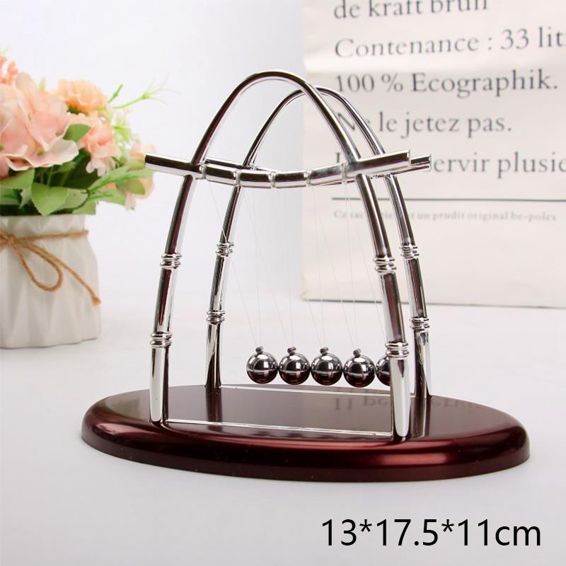 Square T - Newton Pendulum Perpetual Motion Apparatus Collides Balls