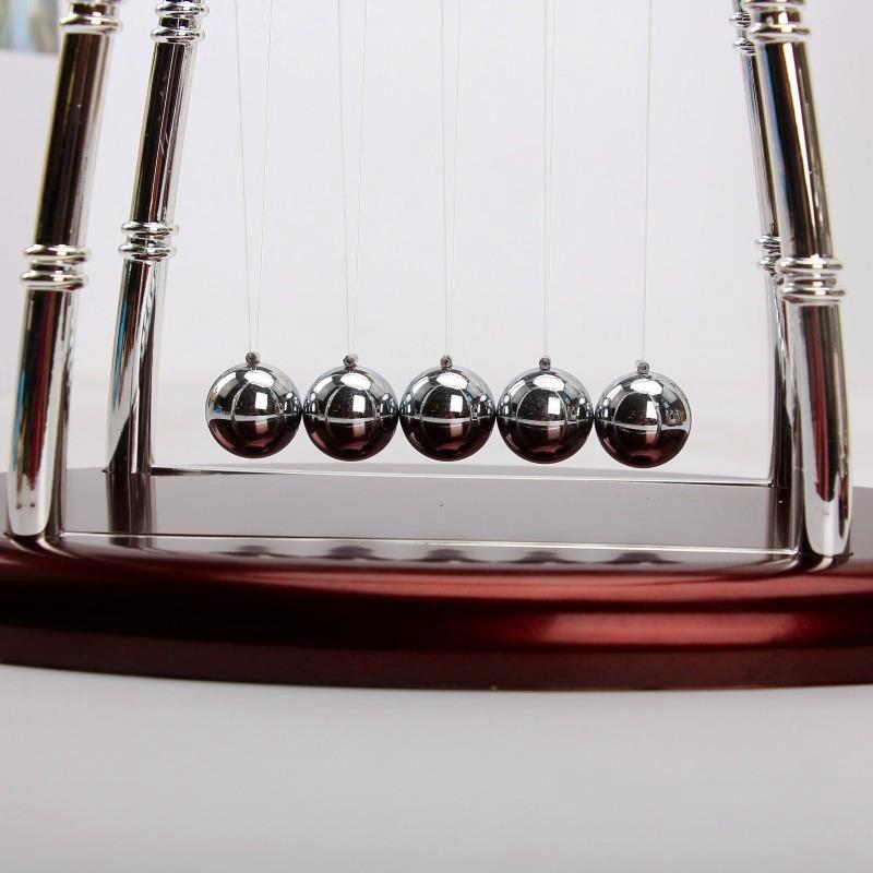 Square T - Newton Pendulum Perpetual Motion Apparatus Collides Balls